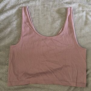 Aeropostale Ribbed Pink Tank Top